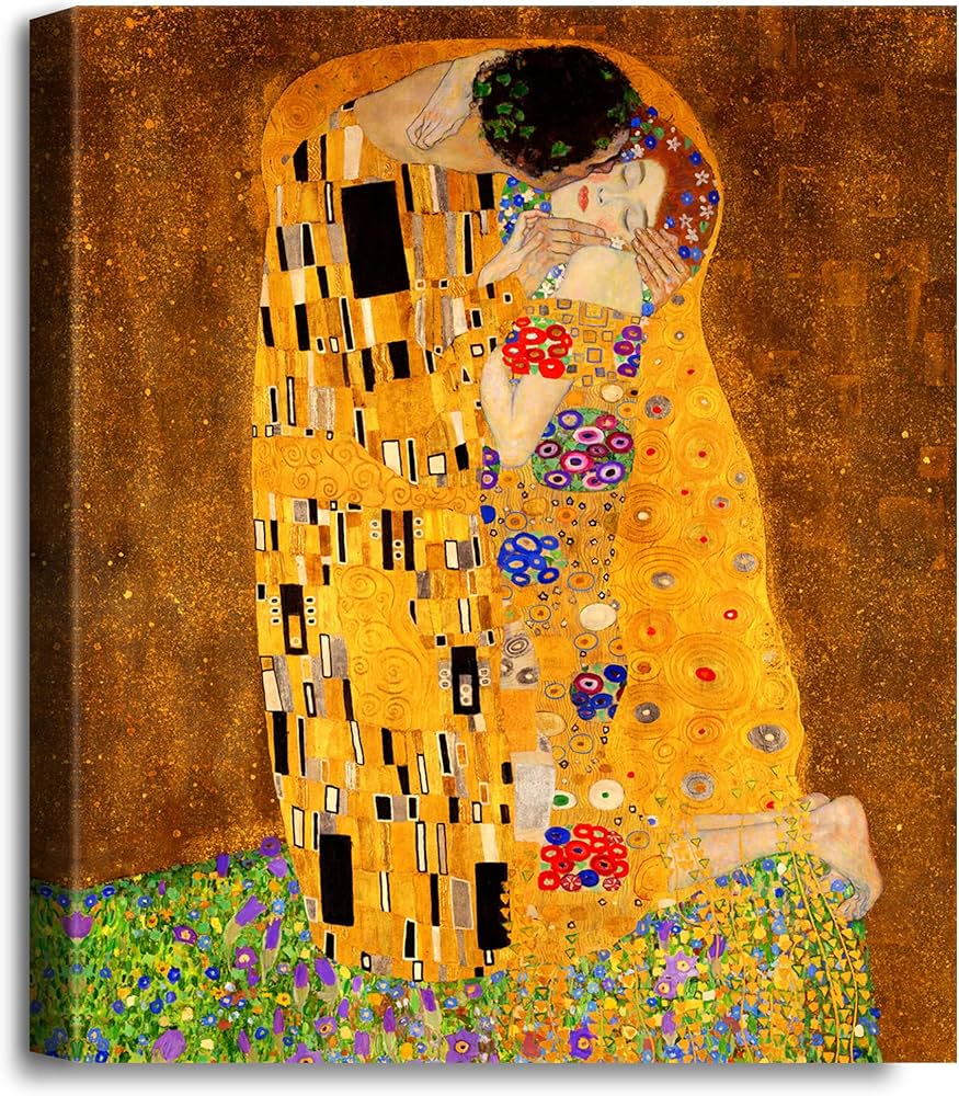 Gustav Klimt 【The Kiss】 複製画